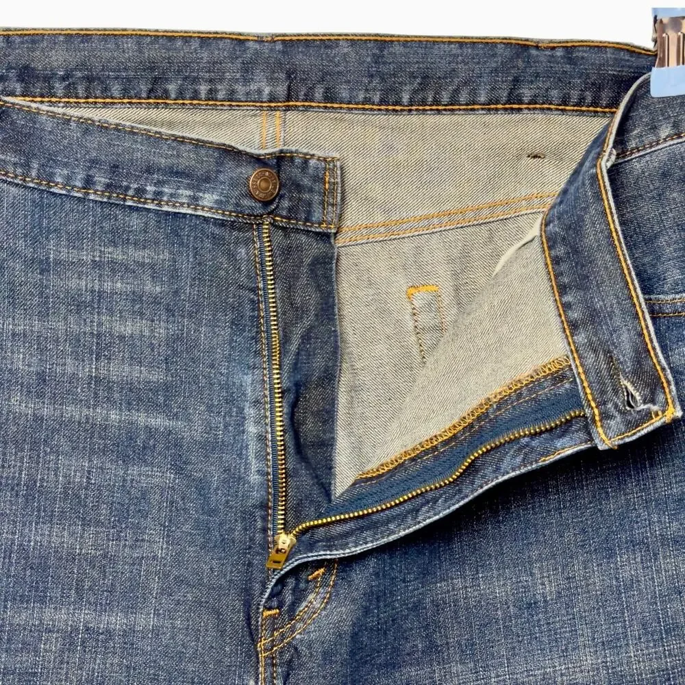 Levi’s 559 Relaxed Straight Jeans 46x30 (28) Big Tall Mid Wash Cotton Workwear